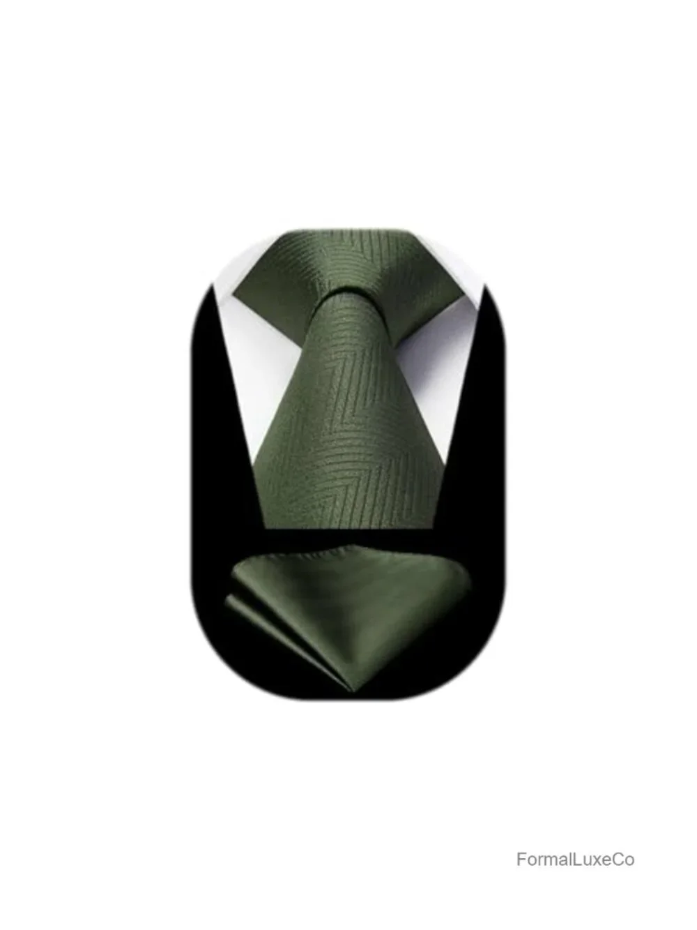 Men's Satin Silk Tie & Pocket Square Set Wedding Business Formal Necktie